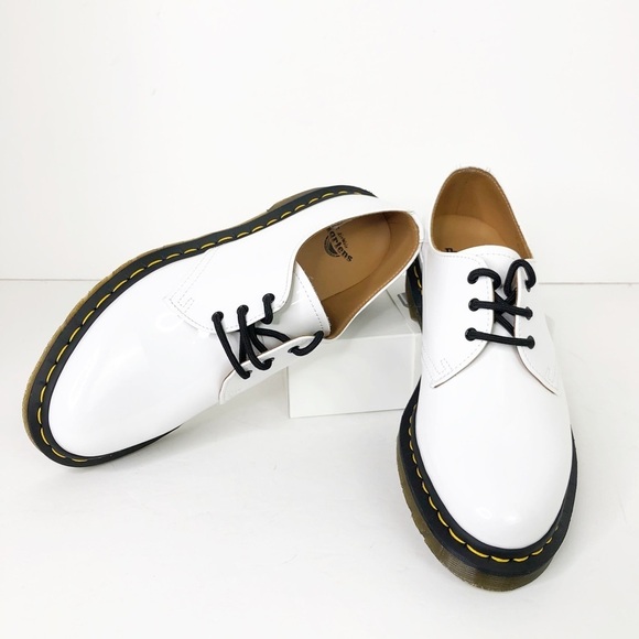 Dr Martens white patent oxfords 26754 unisex - Picture 13 of 13